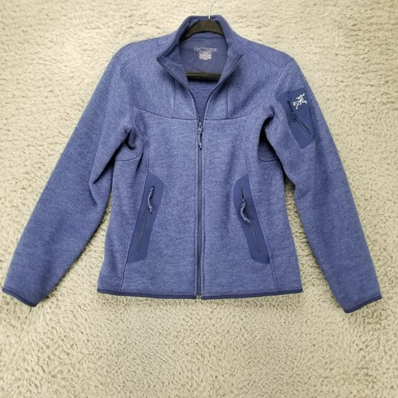 Arc'teryx Jackets & Blazers - ArcTeryx Jacket Womens Medium Covert Blue Full Zip Long Sleeve Polartec